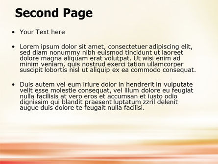 Templat PowerPoint Garis Pastel, Slide 2, 06734, Abstrak/Tekstur — PoweredTemplate.com