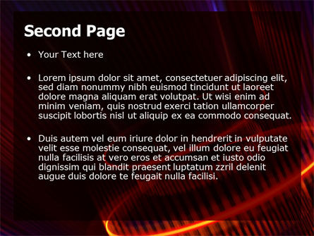 Modello PowerPoint - Astratta al neon cerchio luminoso, Slide 2, 06736, Tecnologia e Scienza — PoweredTemplate.com