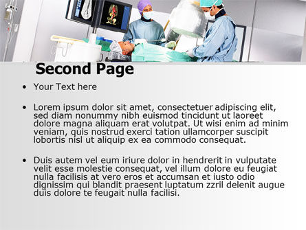 Operation In Progress PowerPoint Template, Slide 2, 06775, Medical — PoweredTemplate.com