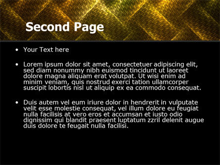 Templat PowerPoint Kain Tenun, Slide 2, 06798, Abstrak/Tekstur — PoweredTemplate.com