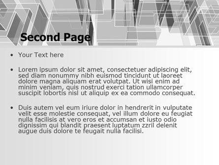 Plantilla de PowerPoint - arquitectura abstracta, Diapositiva 2, 06803, Negocios — PoweredTemplate.com
