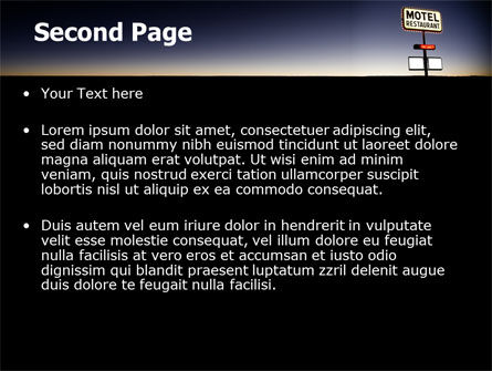 Templat PowerPoint Tanda Motel, Slide 2, 06807, Karier/Industri — PoweredTemplate.com