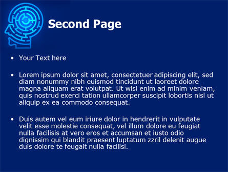 Modèle PowerPoint de labyrinthe de l'esprit, Diapositive 2, 06824, Consulting — PoweredTemplate.com