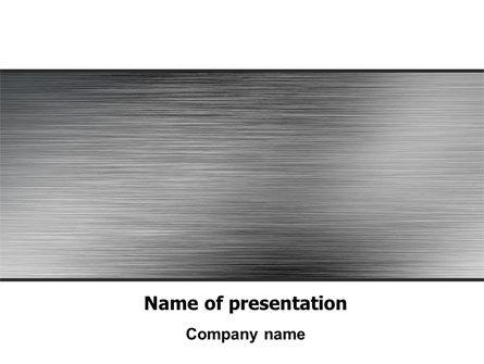 Steel Background PowerPoint Template, Free PowerPoint Template, 06842, Abstract/Textures — PoweredTemplate.com