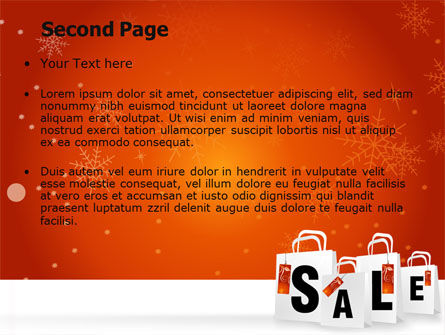Modèle PowerPoint de vente de noël, Diapositive 2, 06843, Carrière / Industrie — PoweredTemplate.com