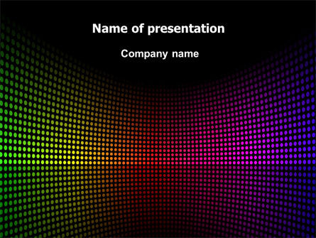 Modèle PowerPoint de spectre, Gratuit Modele PowerPoint, 06860, Abstrait / Textures — PoweredTemplate.com
