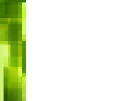 파워포인트 템플릿 - 녹색 기하학적 테마, 슬라이드 3, 06868, 추상/직물 — PoweredTemplate.com