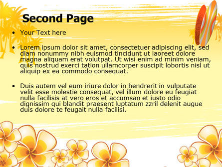 Templat PowerPoint Tema Berselancar, Slide 2, 06869, Liburan/Momen Spesial — PoweredTemplate.com