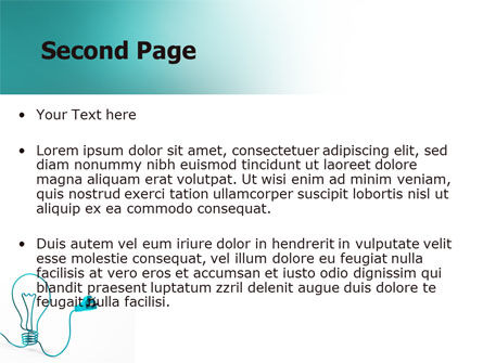 Templat PowerPoint Bola Lampu Listrik, Slide 2, 06935, Konsultasi — PoweredTemplate.com