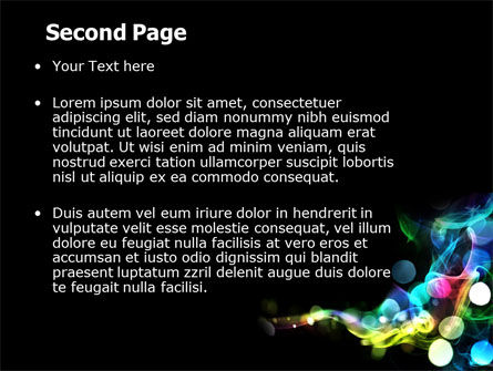 Modèle PowerPoint de cercles de couleurs, Diapositive 2, 06957, Abstrait / Textures — PoweredTemplate.com