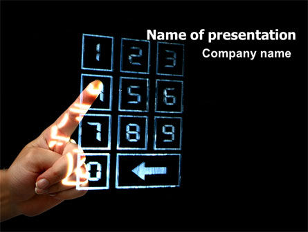 Transparenter touchscreen PowerPoint Vorlage, Kostenlos PowerPoint-Vorlage, 06960, Technologie & Wissenschaft — PoweredTemplate.com