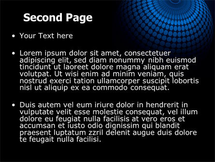 Sphere PowerPoint Template, Slide 2, 06965, Abstract/Textures — PoweredTemplate.com