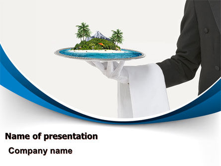 Atoll PowerPoint Vorlage, Kostenlos PowerPoint-Vorlage, 06979, Gesundheit und Erholung — PoweredTemplate.com