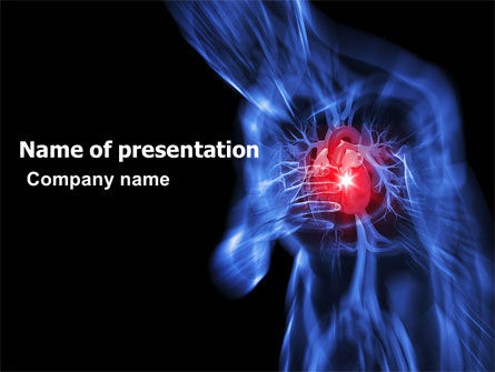 Heart Catadrome PowerPoint Template, PowerPoint Template, 06982, Medical — PoweredTemplate.com