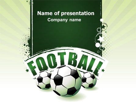 Modelo do PowerPoint - jogo de futebol, Fundos, 07943