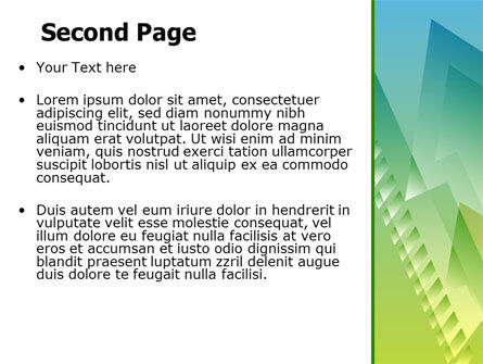 Modello PowerPoint - Dinamica astratto, Slide 2, 07035, Concetti del Lavoro — PoweredTemplate.com