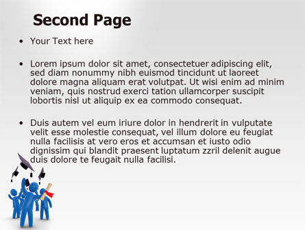Modèle PowerPoint de l'obtention du diplôme, Diapositive 2, 07038, Education & Training — PoweredTemplate.com