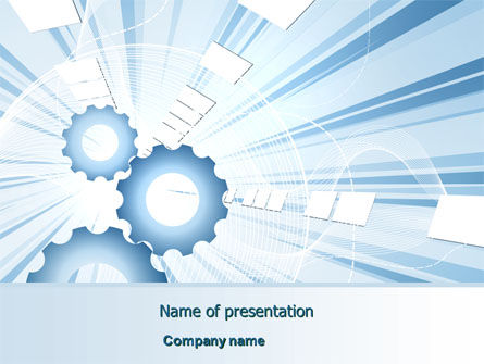 Industry Light PowerPoint Template, Free PowerPoint Template, 07051, Utilities/Industrial — PoweredTemplate.com