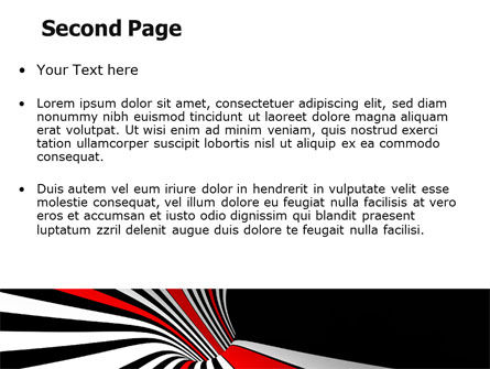 Plantilla de PowerPoint - vórtice abstracto, Diapositiva 2, 07092, Abstracto / Texturas — PoweredTemplate.com