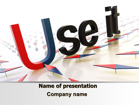 Use It PowerPoint Template, Free PowerPoint Template, 07096, Consulting — PoweredTemplate.com