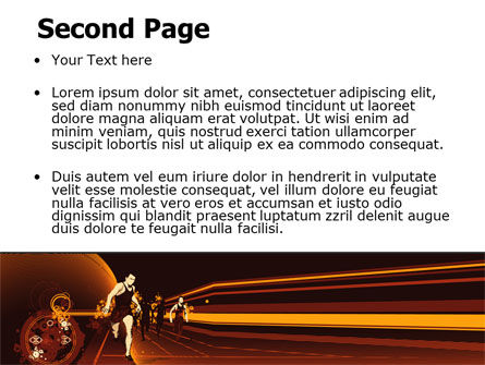 Modello PowerPoint - Tema runner, Slide 2, 07097, Sport — PoweredTemplate.com