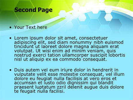 Modello PowerPoint - Tema giallo e verde, Slide 2, 07098, Astratto/Texture — PoweredTemplate.com