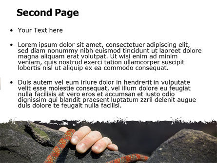 Modèle PowerPoint de grimpeur, Diapositive 2, 07110, Concepts commerciaux — PoweredTemplate.com