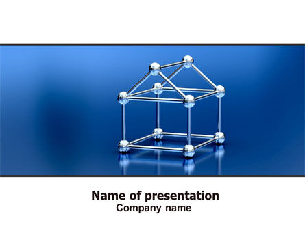 家庭模型PowerPoint模板, 免费 PowerPoint模板, 07119, 建筑 — PoweredTemplate.com