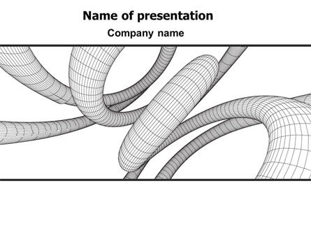 Modèle PowerPoint gratuit de spirale 3d, Gratuit Modele PowerPoint, 07121, Abstrait / Textures — PoweredTemplate.com