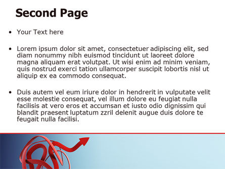 Plantilla de PowerPoint - nudo de flecha, Diapositiva 2, 07126, Consultoría — PoweredTemplate.com