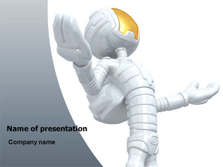 Bot PowerPoint Template, Free PowerPoint Template, 07149, Technology and Science — PoweredTemplate.com