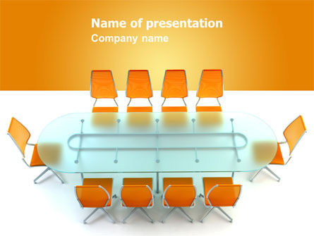 Conference Room PowerPoint Template, Free PowerPoint Template, 07171, Business — PoweredTemplate.com