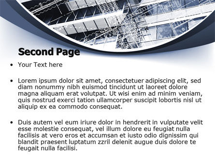 Bauplanprojekt PowerPoint Vorlage, Folie 2, 07238, Abstrakt/Texturen — PoweredTemplate.com