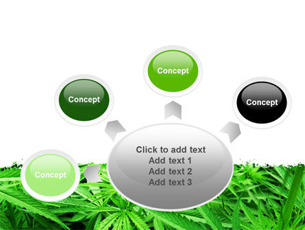 Cannabis PowerPoint Template, Backgrounds | 07243 | PoweredTemplate.com