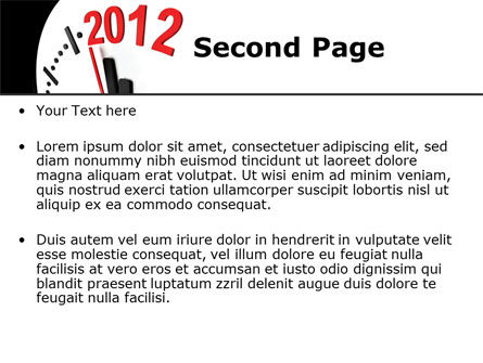Time 2012 PowerPoint Template, Dia 2, 07252, Vakantie/Speciale Gelegenheden — PoweredTemplate.com