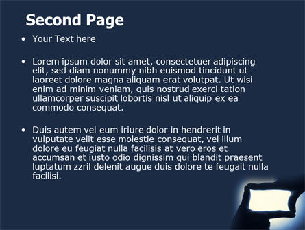 Modèle PowerPoint de cadre de la main, Diapositive 2, 07284, Carrière / Industrie — PoweredTemplate.com