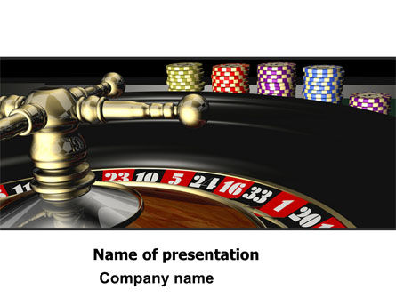 Roulette PowerPoint Vorlage, Kostenlos PowerPoint-Vorlage, 07325, Karriere/Industrie — PoweredTemplate.com