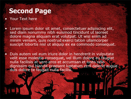 Chinese Theme PowerPoint Template, Slide 2, 07330, Art & Entertainment — PoweredTemplate.com