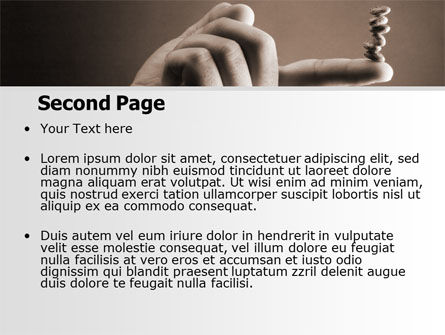 Modèle PowerPoint de solde de maintien, Diapositive 2, 07359, Business — PoweredTemplate.com