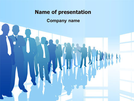 Unternehmensrekrutierung PowerPoint Vorlage, Kostenlos PowerPoint-Vorlage, 07361, Business — PoweredTemplate.com