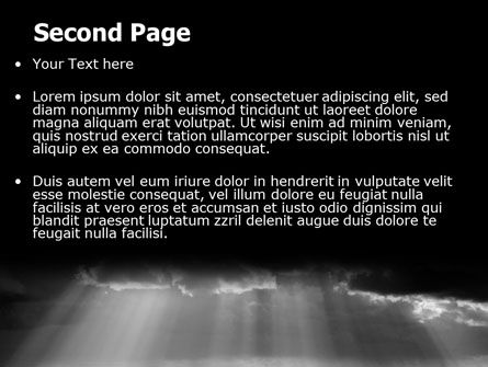 Modello PowerPoint - Nubi tempestose, Slide 2, 07378, Natura & Ambiente — PoweredTemplate.com