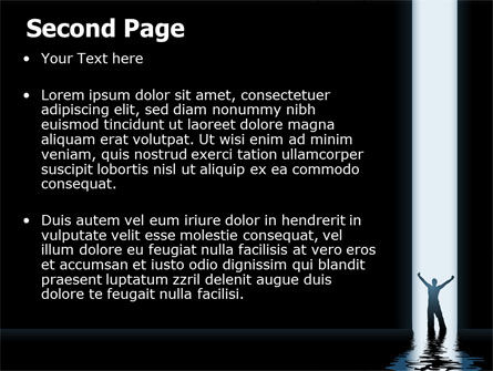 Grote Ontsnapping PowerPoint Template, Dia 2, 07384, Advisering — PoweredTemplate.com