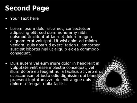 Concept Vortex PowerPoint Template, Dia 2, 07392, Abstract/Textuur — PoweredTemplate.com
