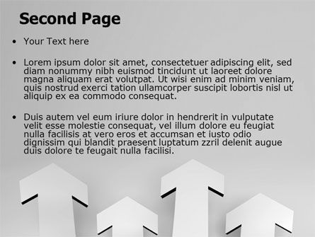 Modello PowerPoint - Frecce in su, Slide 2, 07406, Consulenze — PoweredTemplate.com