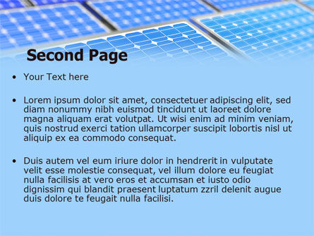 파워포인트 템플릿 - 태양 전지, 슬라이드 2, 07407, 기술 및 과학 — PoweredTemplate.com