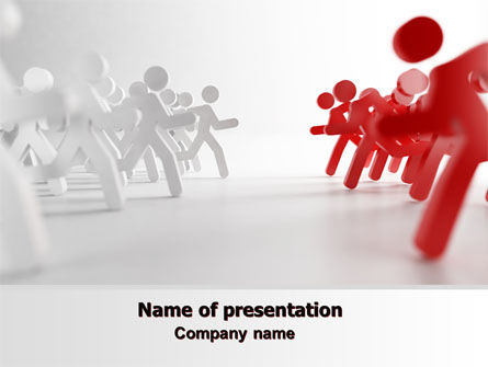 Rival Sides PowerPoint Template, Free PowerPoint Template, 07413, Consulting — PoweredTemplate.com
