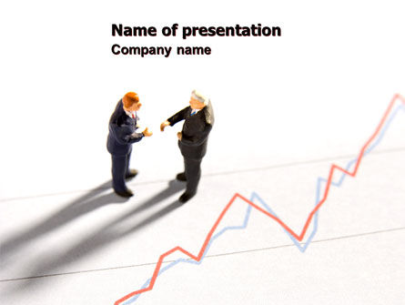 Zakelijke Trend PowerPoint Template, Gratis PowerPoint-sjabloon, 07431, Bedrijf — PoweredTemplate.com