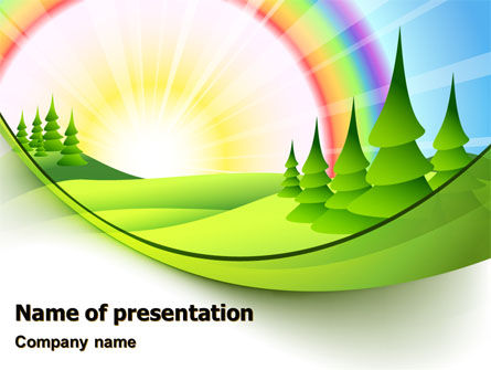 Country Vacation PowerPoint Template, Free PowerPoint Template, 07453, Education & Training — PoweredTemplate.com