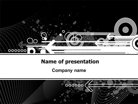 Vooruit PowerPoint Template, Gratis PowerPoint-sjabloon, 07465, Abstract/Textuur — PoweredTemplate.com