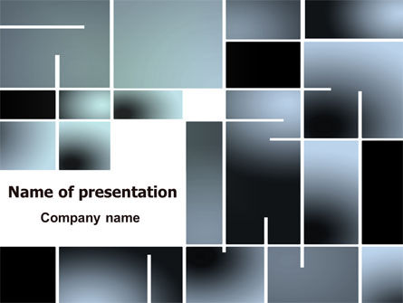 Vierkant Ontwerp PowerPoint Template, 07473, Abstract/Textuur — PoweredTemplate.com